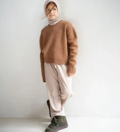 Minimalisma Elefanthue - 1-lags - Rib - Uld - Alephant - Beige