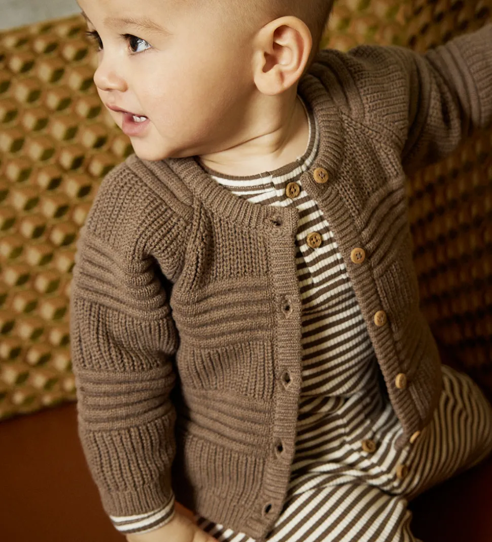 Minymo Body l/æ - Rib - Chocolate Chip