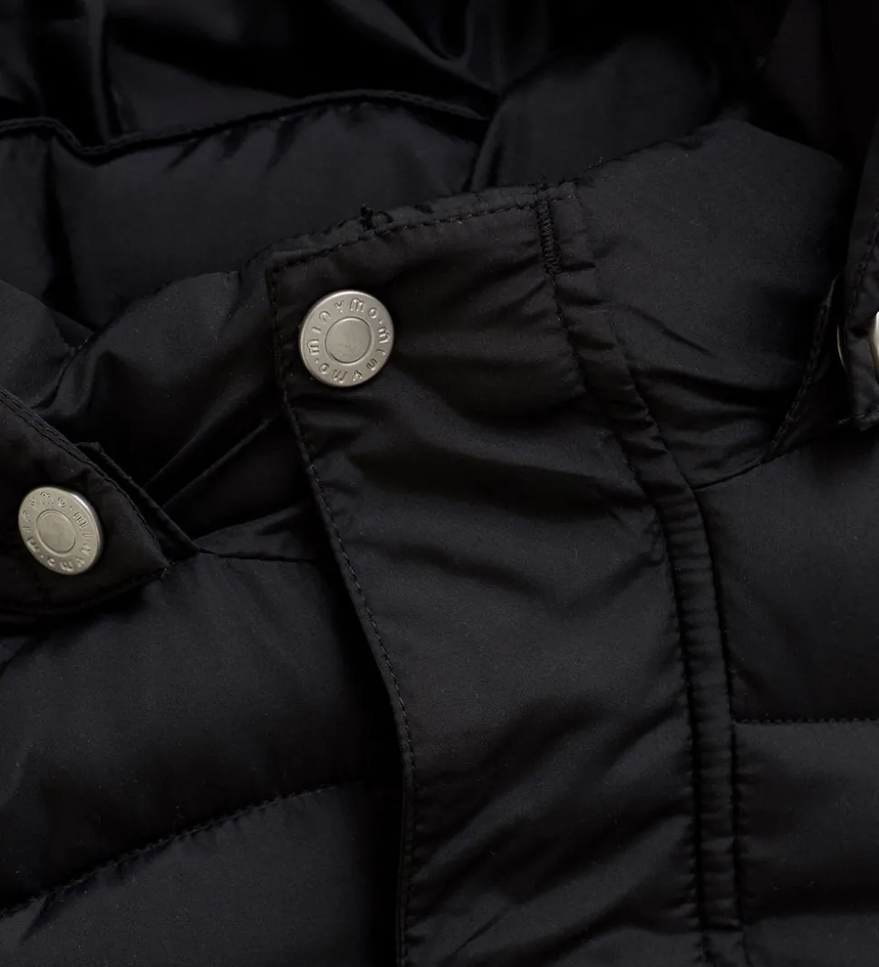 Minymo Dynejakke - Lang - Sort