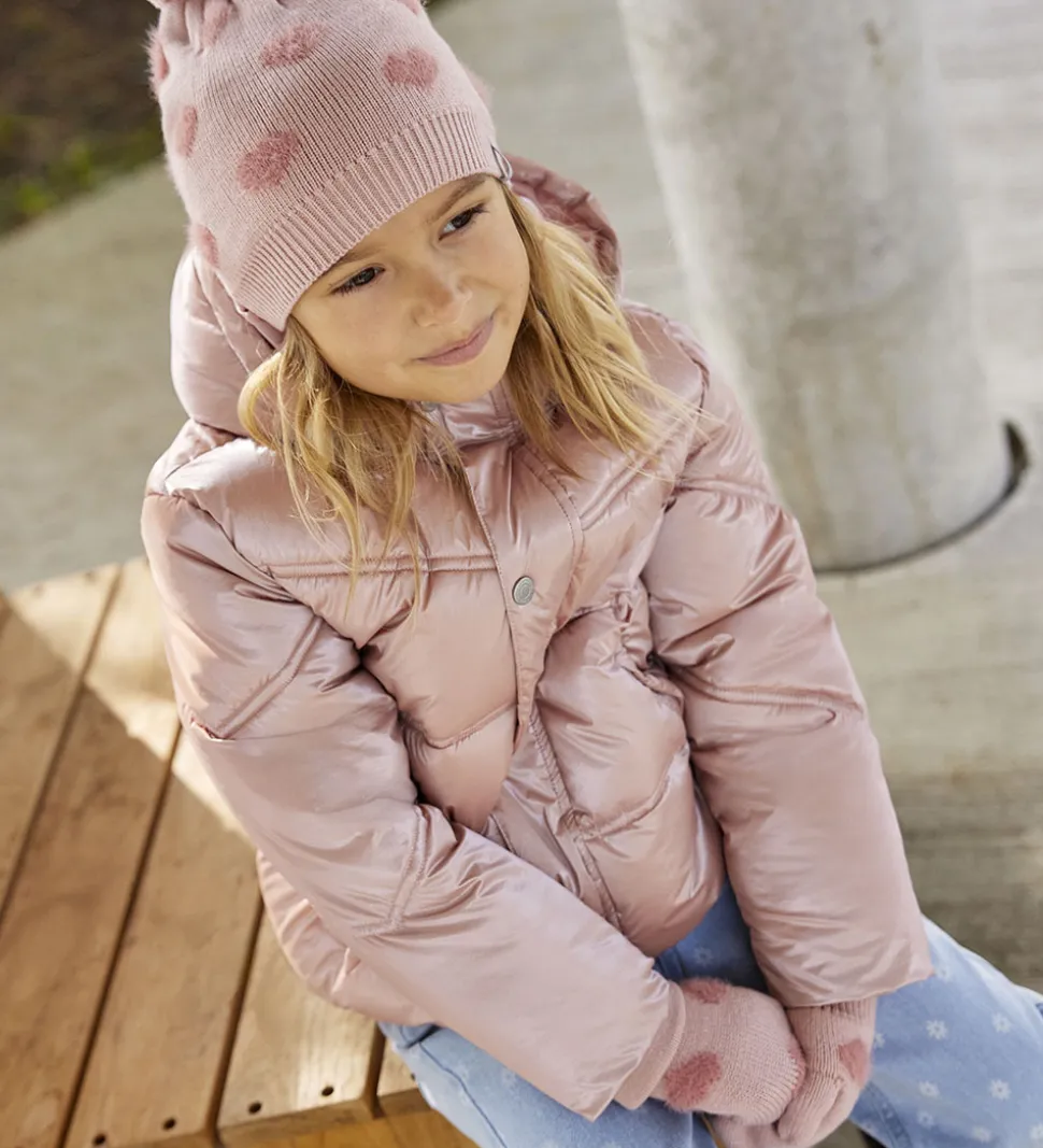 Minymo Dynejakke - Shiny - Misty Rose