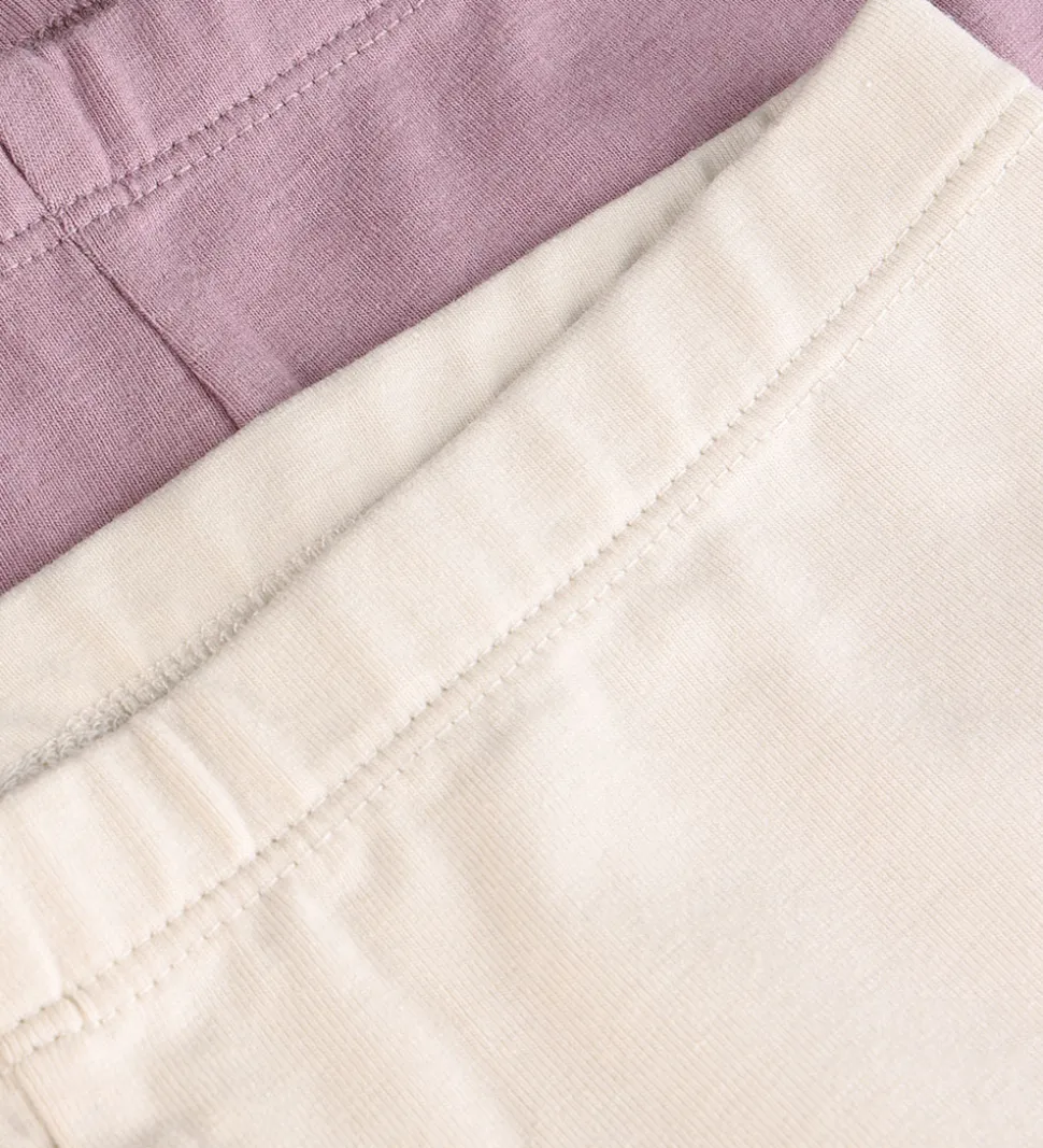 Minymo Leggings - AOP - 2-pak - Elderberry