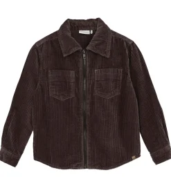 Minymo Skjorte - Cord - Fløjls - Chocolate Chip