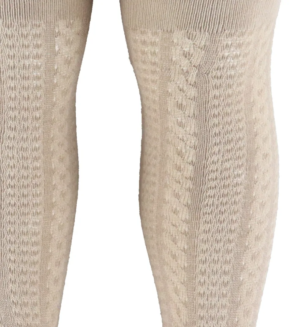 Minymo Strømpebukser - Strik - 2-pak - Woodrose