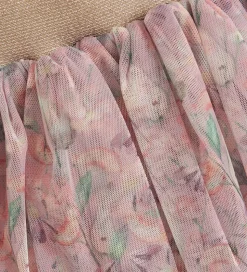 Minymo Tylnederdel - Burnished Lilac m. Blomster