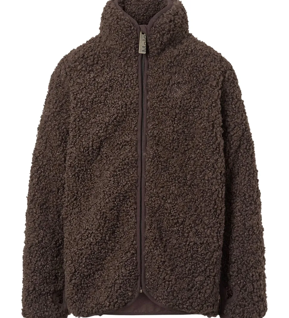 Molo Fleecejakke - Teddy - Ulan - Dark Cocoa