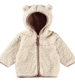 Molo Fleecejakke - Teddy - Ummi - White Noise