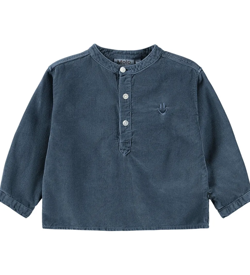 Molo Skjorte - Fløjl - Enoz - Evening Sky