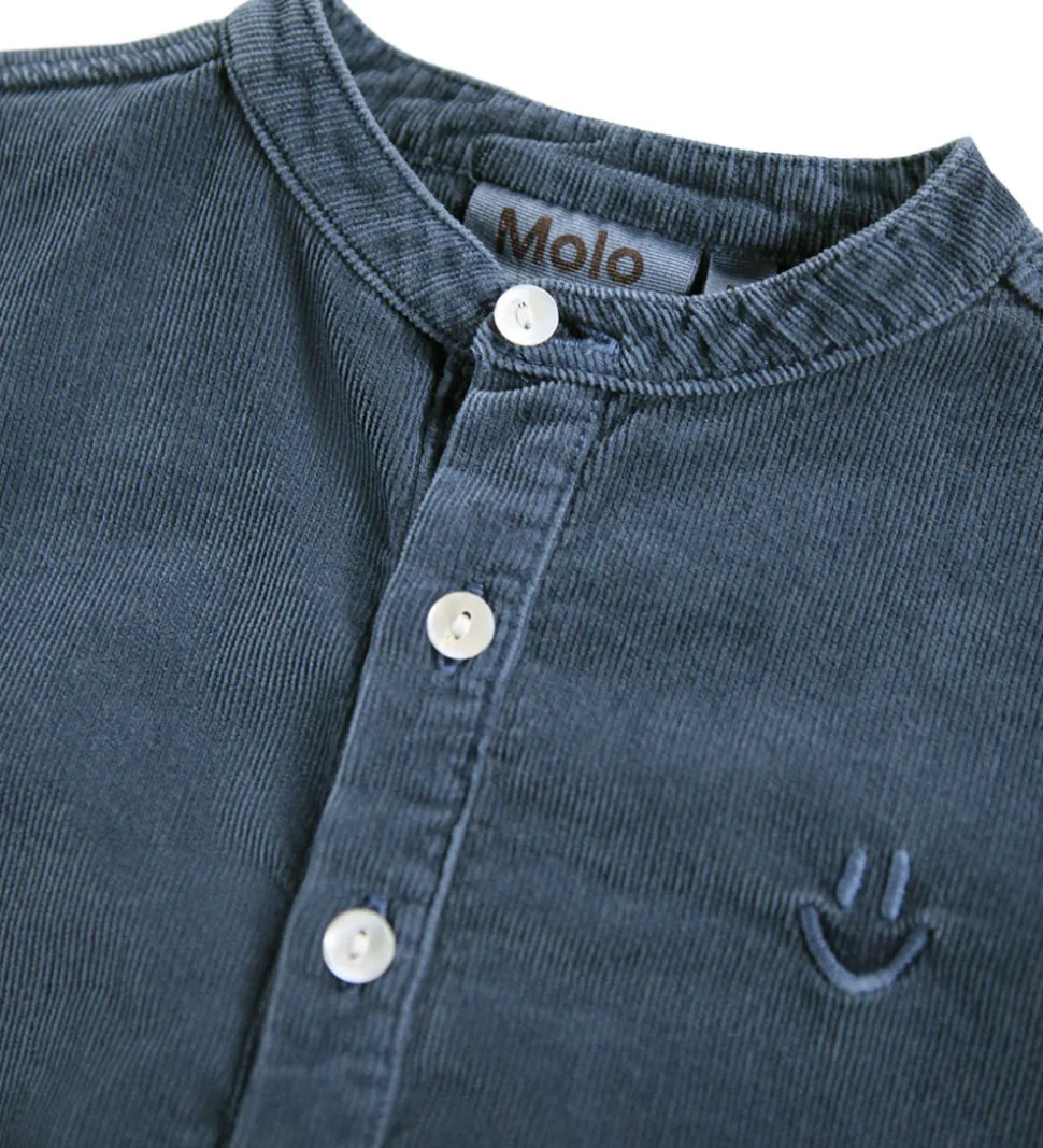 Molo Skjorte - Fløjl - Enoz - Evening Sky