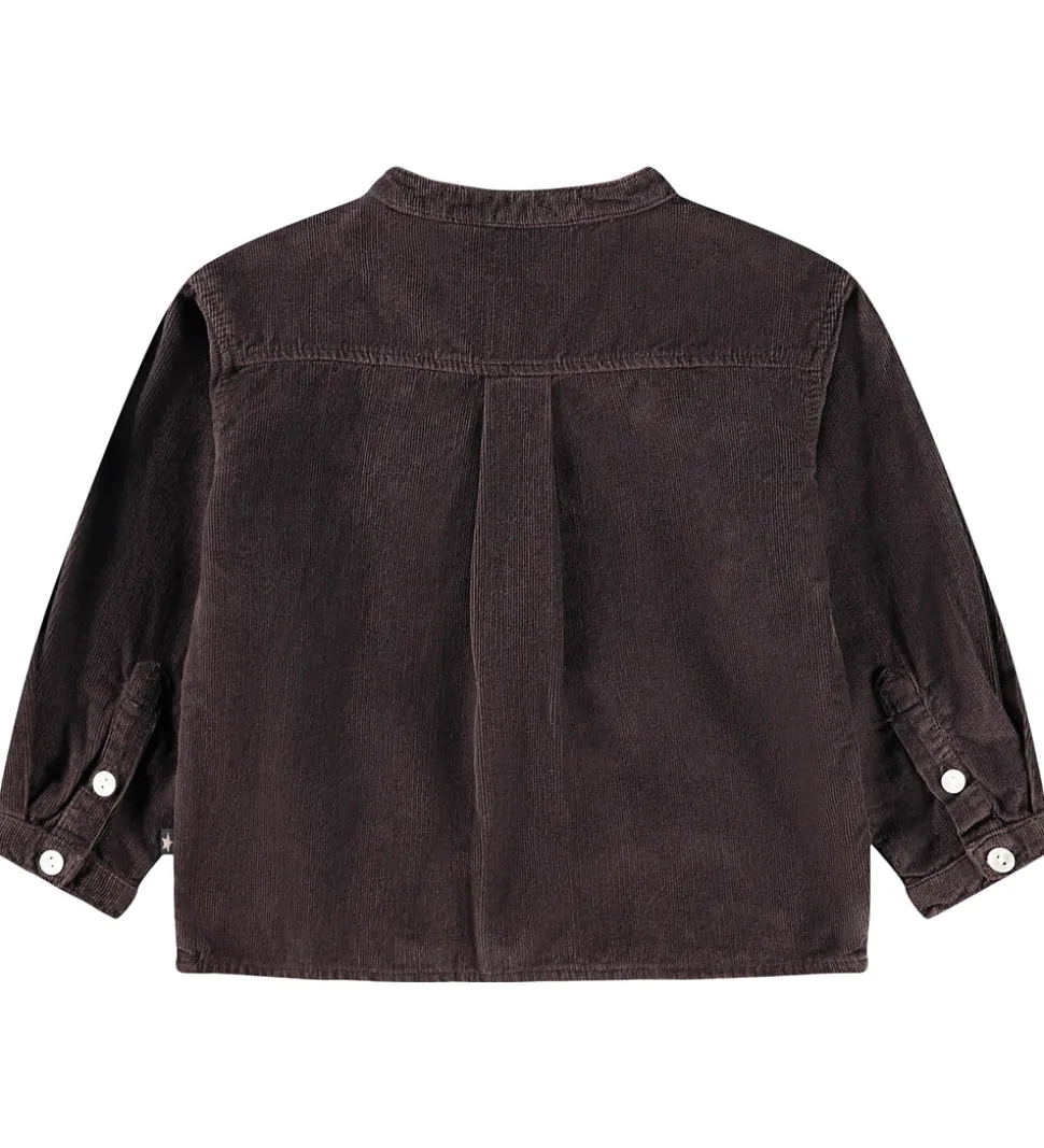 Molo Skjorte - Fløjl - Enoz - Dark Cocoa