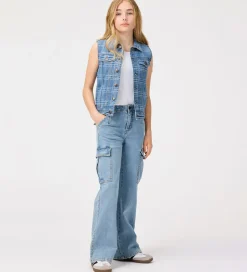 Molo Vest - Denim - Hertha - Washed Check