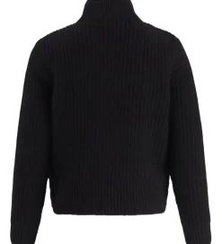 Moncler Cardigan - Uld/Dun - Sort