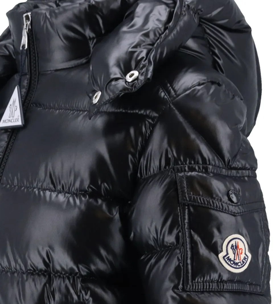 Moncler Dunjakke - Moncler Maya - Sort