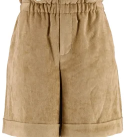Moncler Shorts - Fløjl - Medium Beige