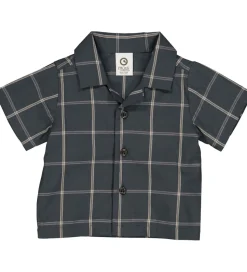 Müsli Skjorte - Check - Night Blue/Cashmere
