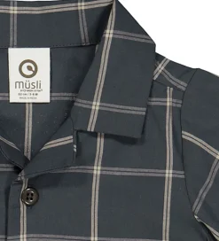 Müsli Skjorte - Check - Night Blue/Cashmere