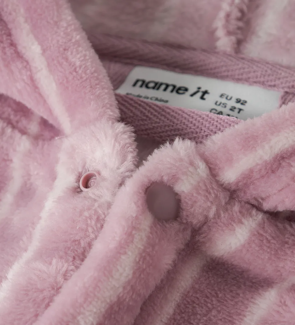 Name It Badekåbe - Velour - NmfRose - Keepsake Lilac