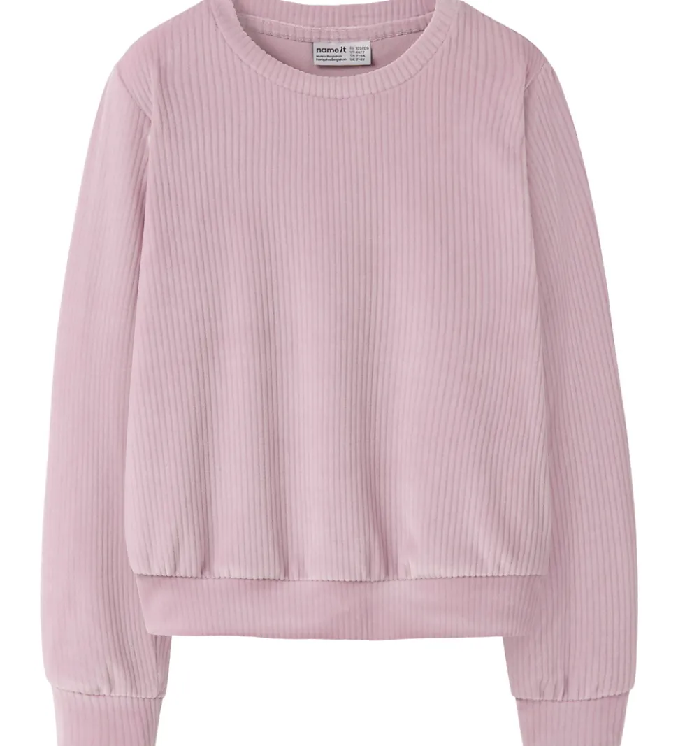 Name It Bluse - Fløjlsvelour - NkfVeloa - Keepsake Lilac