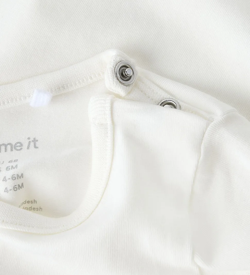 Name It Bluse - NbfVubie - Cloud Dancer/Cute Pony