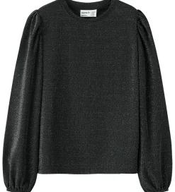 Name It Bluse - NkfRoisin - Sort m. Glimmer