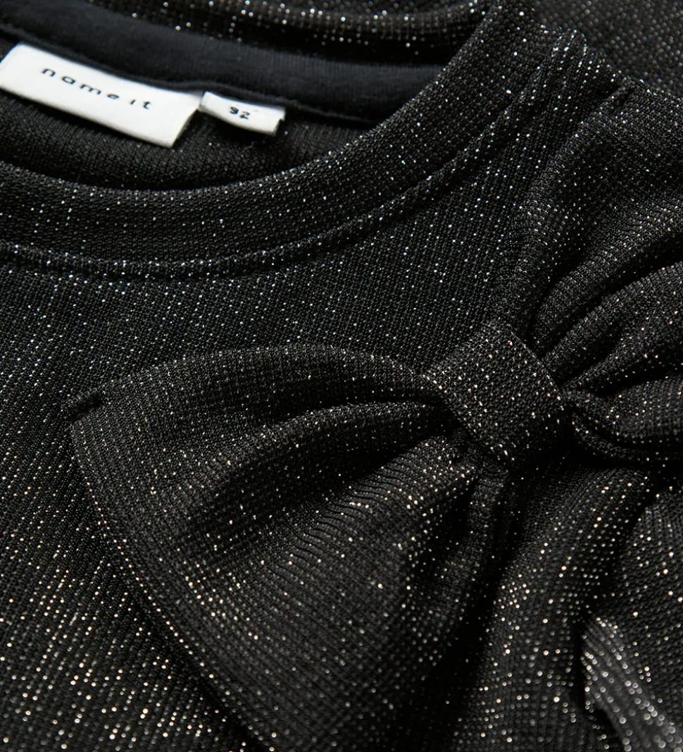 Name It Bluse - NmfRoisin - Sort m. Glimmer