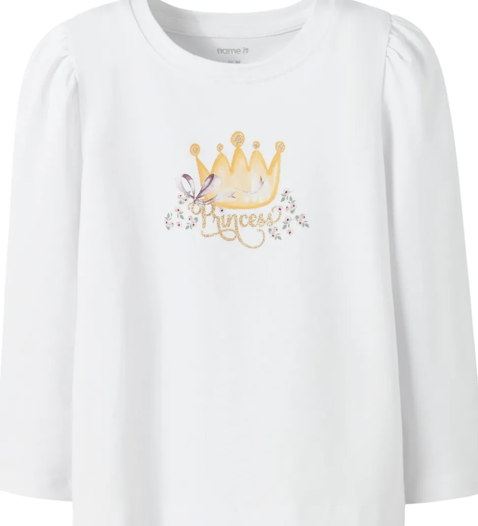 Name It Bluse - NmfRonesses - Bright White