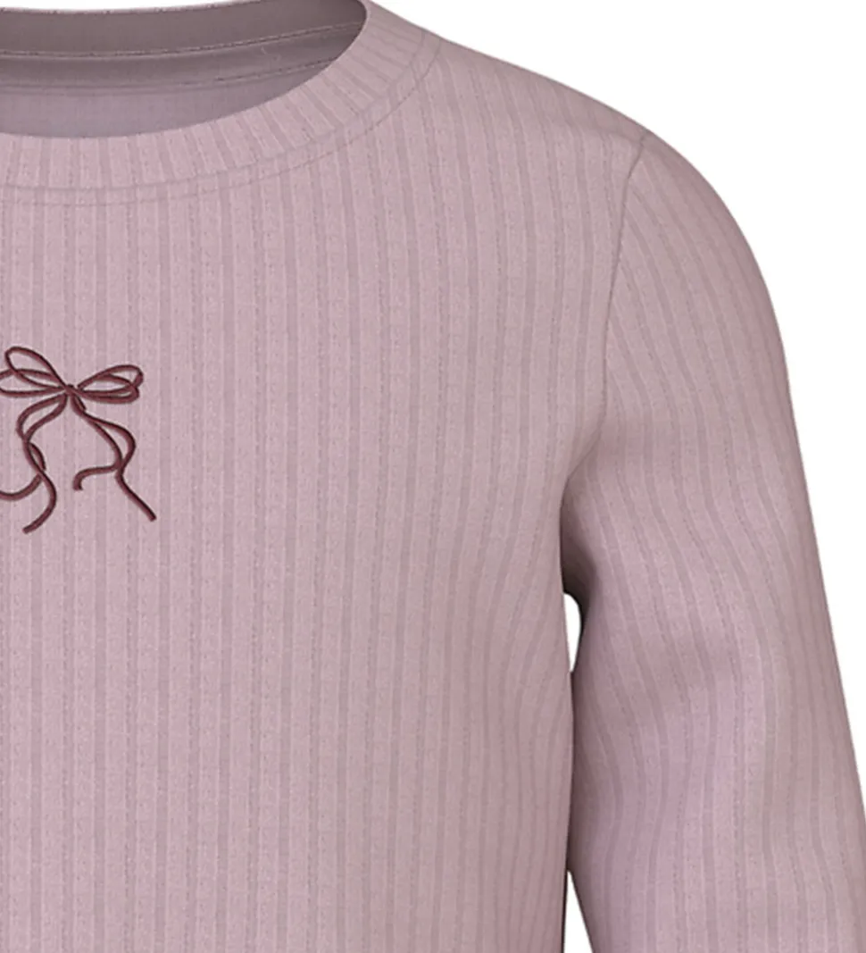 Name It Bluse - NmfVemma - Keepsake Lilac/Bow Embroidery