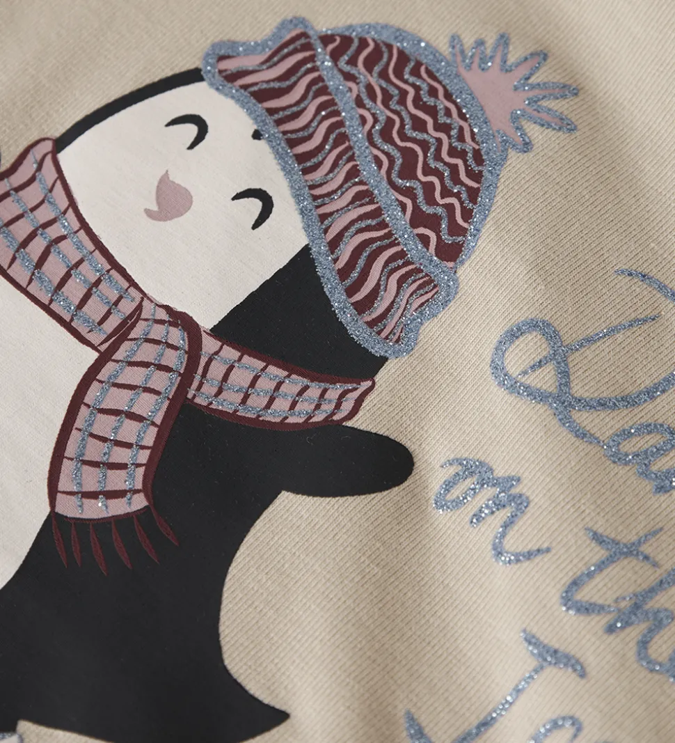 Name it Bluse - NmfVix - Cement/Penguin