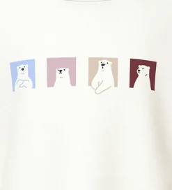 Name it Bluse - NmfVix - Cloud Dancer/Polar Bears