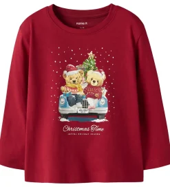 Name It Bluse - NmfVosmas - Jester Red/Xmas Bunny