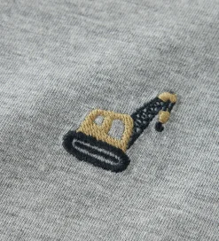 Name it Bluse - NmmVimpel - Grey Melange/Excavator