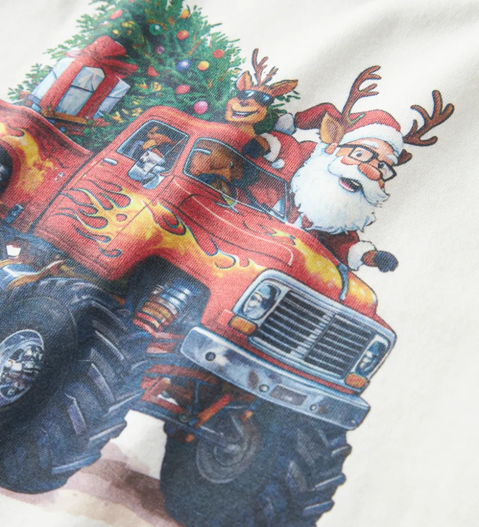 Name It Bluse - NmmVosmas - Cloud Dancer/Santa