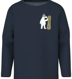 Name it Bluse - NmmVux - Navy Blazer/Snowboard Beast