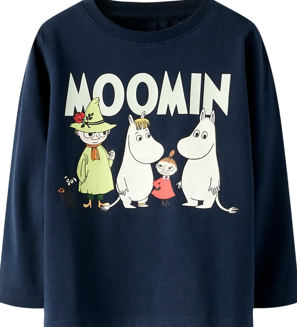 Name It Bluse - NmnSlov - Moomin - Navy Blazer