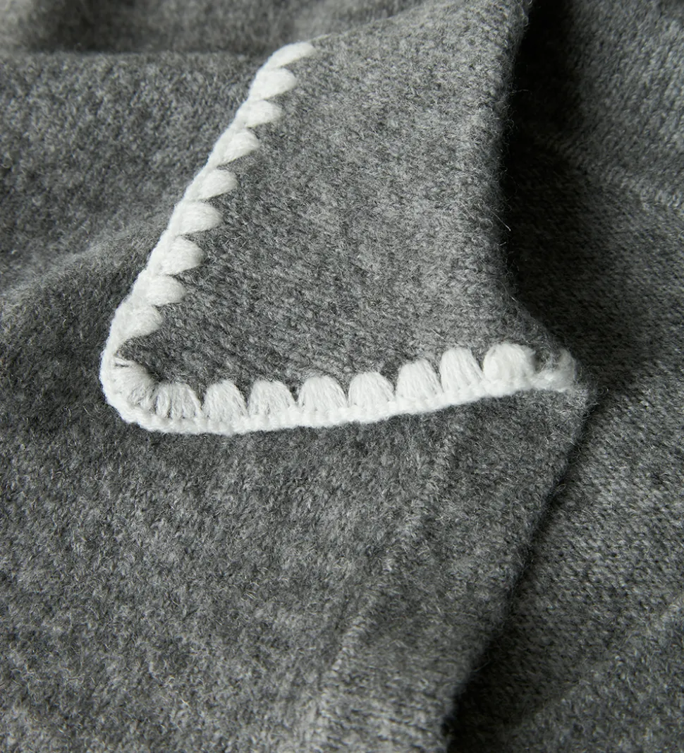 Name It Bluse - Polo Strik - NkfRikasa - Grey Melange