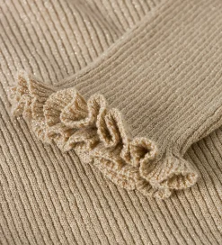 Name It Bluse - Rib - Glitter - NkfRiaglitter - Cement