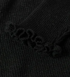 Name It Bluse - Rib - Glitter - NkfRiaglitter - Sort