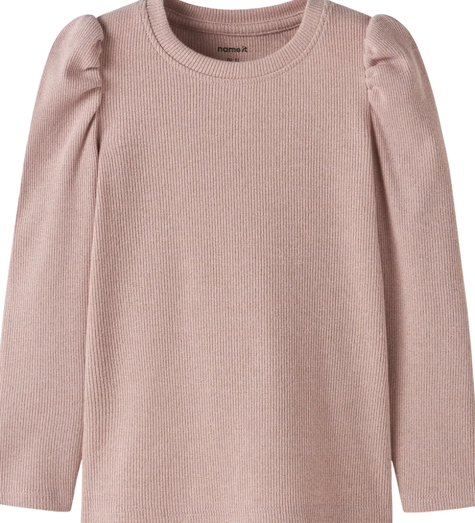 Name It Bluse - Rib - NmfSiclo - Glitter - Keepsake Lilac
