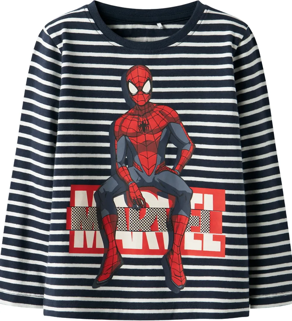 Name It Bluse - Spider-Man - NmmOdys - Navy Blazer