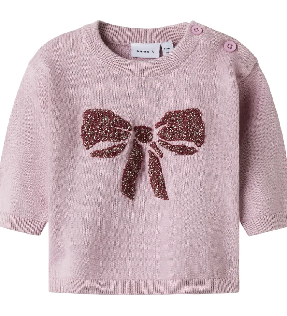 Name It Bluse - Strik - NbfRebow - Keepsake Lilac