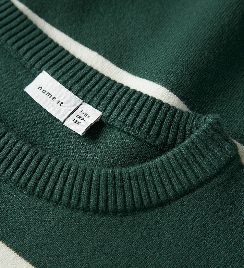 Name It Bluse - Strik - NkmSage - Bistro Green