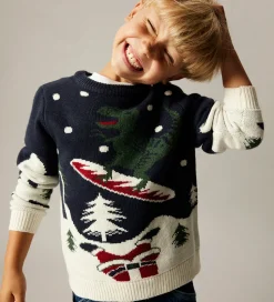 Name It Bluse - Strik - NknRebo - Navy Blazer