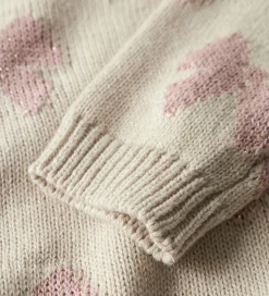 Name It Bluse - Strik - NmfRekka - Peyote Melange m. Sløjfer