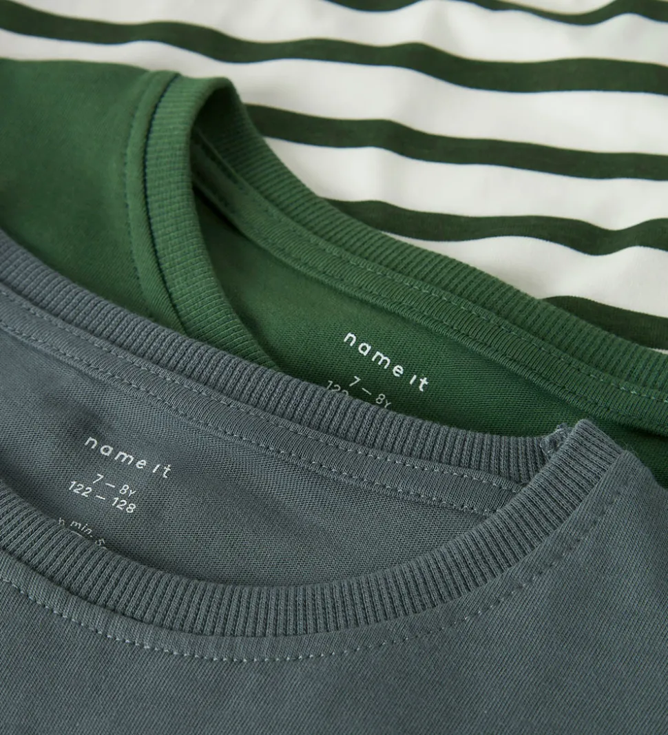 Name It Bluser - 3-pak - Noos - NkmNikolai - Garden Topiary/Gard