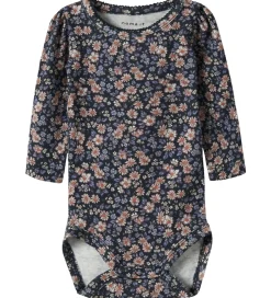 Name It Body l/æ - NbfOalia - Navy Blazer m. Blomster