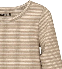 Name It Body l/æ - Rib - Viskose - NbfSister - Cloud Dancer