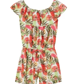 Name It Buksedragt - NkfVinaya - Noos - Bright White/Tropical