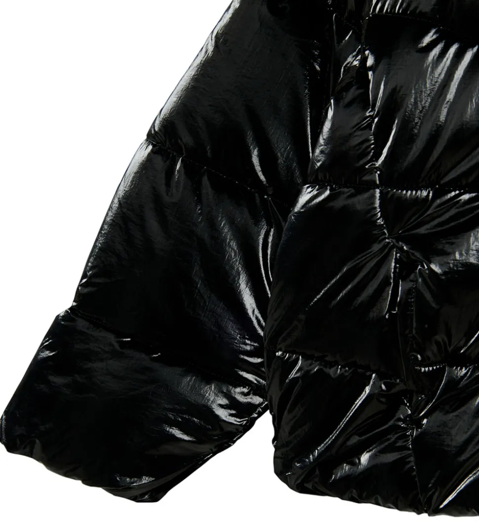 Name It Dynejakke - NkfManon - Sort