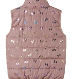 Name It Dynevest - NmfMylane - Woodrose m. Sløfer
