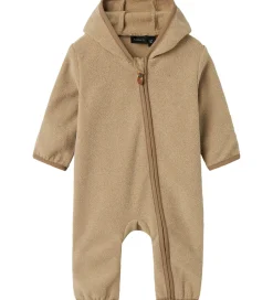 Name It Fleecedragt - NbnMeeko - Timber Wolf m. Ører