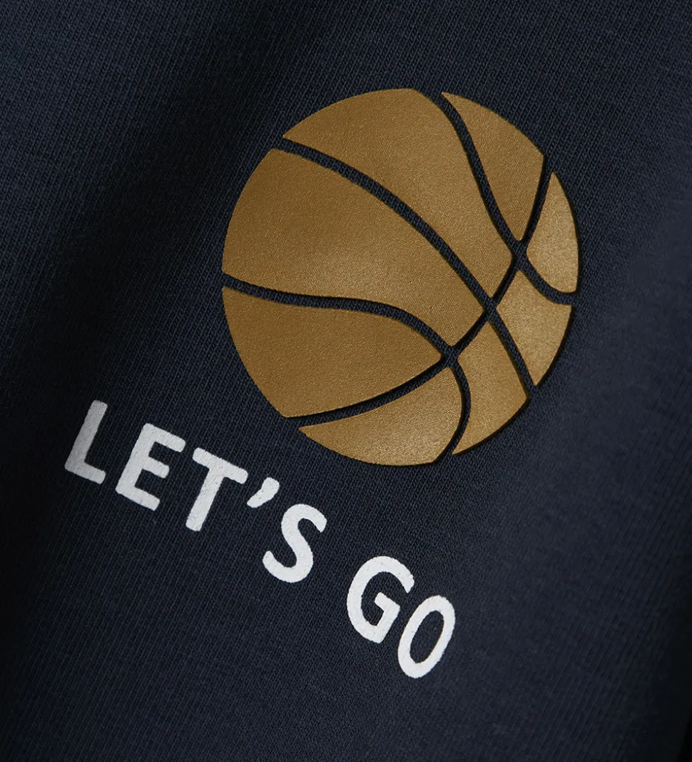 Name It Hættetrøje - NmmKelvin - Navy Blazer m. Print